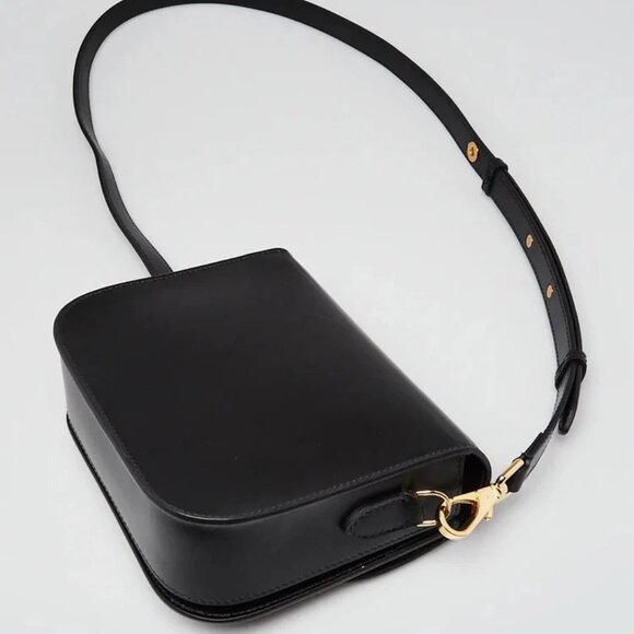 Burberry Black Calfskin Leather Small Elizabeth Crossbody Bag - Picture 3 of 10